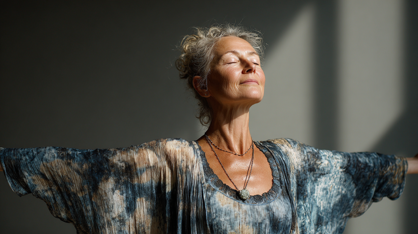 Seniori cvičiaci jógu vonku v prírode